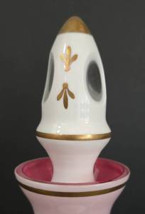 lot 85 image: Gorgeous Vintage Czech Bohemian Cranberry Decanter and Glass Set
