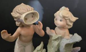 lot 137 image: Super Sweet Set of Enesco Mermaid Figures