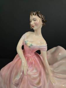 lot 151 image: Lovely Royal Doulton Figure - The Polka HN 2156