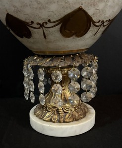 lot 157 image: Vintage Bohemian Covered Candy Dish