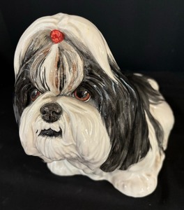 lot 197 image: The Townsends Ceramic Shih Tzu Dog Figurine