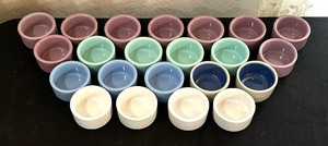 lot 121C image: 22 Colorful Ramekins