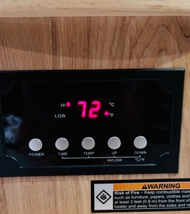 lot 225 image: 1500 Watt Portable Infrared Heater with Remote