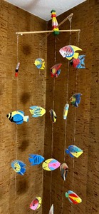 lot 113C image: Fantastic Fish Motif Mobile