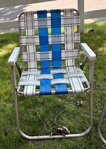 lot 259 image: Pair of  Lawn Chairs