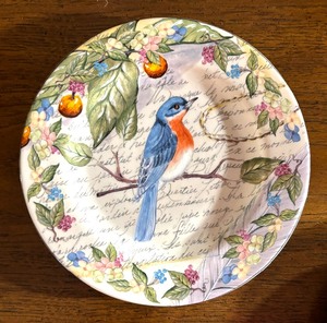 lot 331 image: Four Morning Song American Atelier Plates