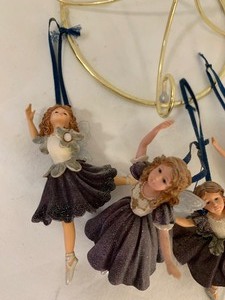lot 292 image: Pretty Vintage Dancing Ballerina Ornaments