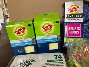 Assorted Scotch-Brite Pads