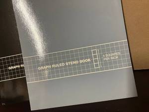 Graph Ruled Steno Books