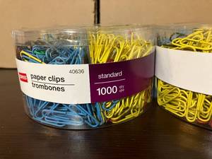 Assorted Color Paper Clips