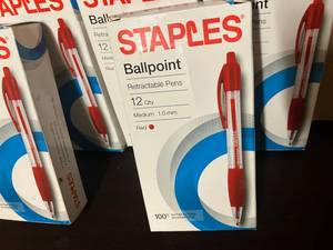 Red Ballpoint Pens