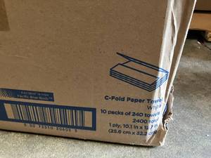 White C-Fold Towels