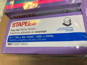 Bright Colored Sticky Notes