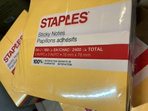 Bright Colored Sticky Notes
