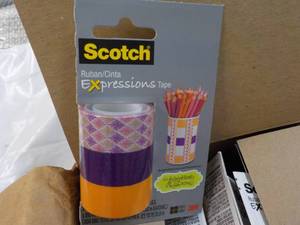 lot 50 image: Case of 36 Scotch Expressions Tape...