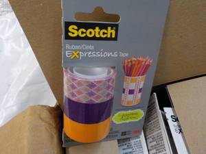 lot 54 image: Case of 36 Scotch Expressions Tape...