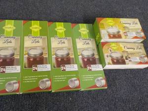 lot 112 image: 192 Oozita Wide Mouth Canning lids...