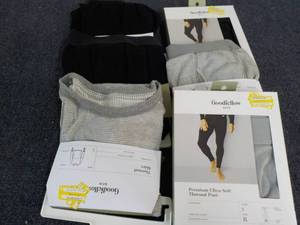lot 118 image: 6 Goodfellow Thermal ultra soft Underwear- various sizes