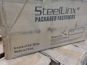 lot 130 image: Steelinx Blue Linx 6 each 5 lbs. #6 1 58 Phillips Budgle Head Fine Thread Black Phosphate Sharp Point
