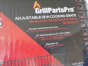 lot 154 image: Case of 8 Grill Parts Pro Adjustable 19 Cooking Grates