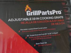 lot 156 image: Case of 8 Grill Parts Pro Adjustable 19 Cooking Grates