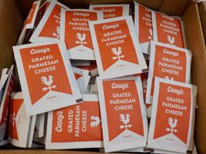lot 189 image: 2 x 200 ct Grated Parmesan Cheese - individual serving packets Best By 09102024