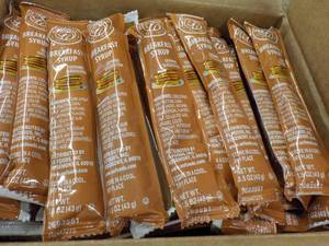 lot 198 image: 2 boxes x 100 ct each Breakfast Syrup individual packets