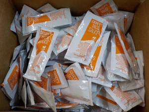 lot 204 image: 3 boxes 200 Ct Taco Sauce Individual Packets