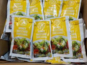 lot 206 image: 2 x 5 lb. 10 oz Boxes Honey Mustard Individual Packets
