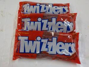 lot 217 image: 3 x 16 oz Bags Strawberry Twizzlers...