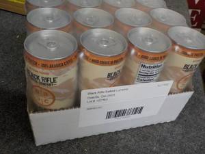 lot 227 image: 12 pack Black Rifle Salted Caramel Coffee Best By 12292023