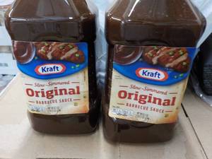 lot 230 image: 2 x 5 lb. 2 oz Kraft Original Barbecue Sauce