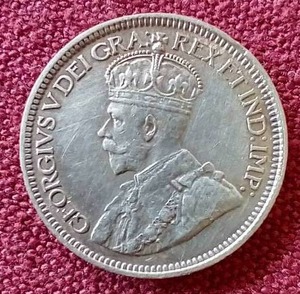 1917 Canada Silver 10 Cent Coin