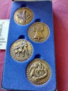 Set of Bicentennial Medals in Case