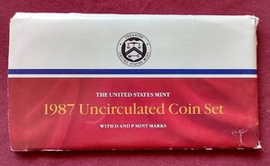 1987 U.S. Mint Uncirculated Set