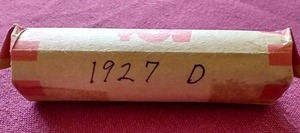 1927-D Wheat Penny Roll