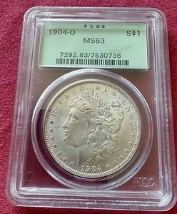 1904-O Morgan Dollar - PCGS MS63