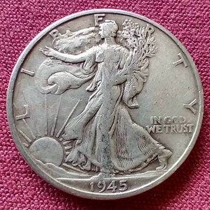 1945-D Walking Liberty Half Dollar