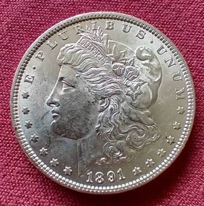 Stunning 1891 Morgan Dollar