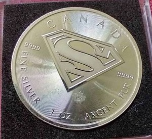 2016 Canada 1 Oz. Silver Superman Coin