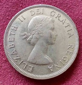 1958 Canada Silver Dollar