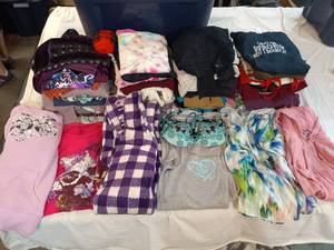 lot 45 image: Various womens tops some name brand and other