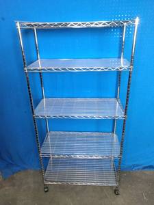 5 Shelf Wire Rack 30x62x14