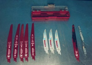 Reciprocating Saw Blades and Case Bosch, Lenox, Milwaukee, Diablo, Etc.
