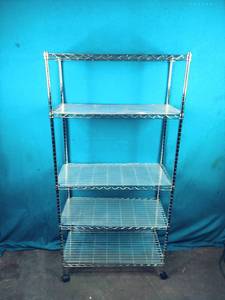 5 Shelf Wire Rack 30x62x14