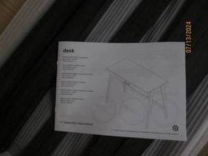 paulo desk weatherd smoke finish...