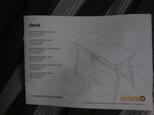 paulo desk weatherd smoke finish...