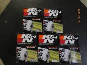 lot of 5 K&N HP_2008 oil filters...