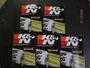 lot of 5 K&N HP_2008 oil filters...