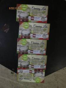 5 packages of 100 regular mouth can...